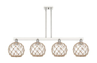 Arcadia Four Light Island Pendant in Polished Nickel (405|716-4I-PN-G122-10RB)