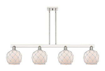 Arcadia Four Light Island Pendant in Polished Nickel (405|716-4I-PN-G121-8RW)