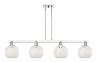 Arcadia Four Light Island Pendant in Polished Nickel (405|716-4I-PN-G1216-8WM)
