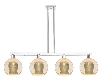 Arcadia Four Light Island Pendant in Polished Chrome (405|716-4I-PC-G128-10)
