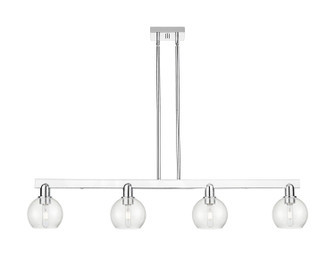 Arcadia Four Light Island Pendant in Polished Chrome (405|716-4I-PC-G124-6)