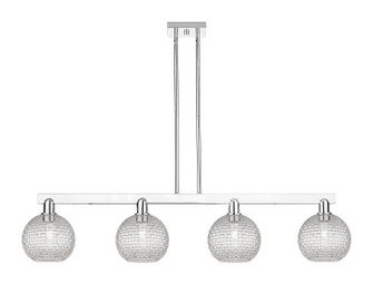 Arcadia Four Light Island Pendant in Polished Chrome (405|716-4I-PC-G122C-8CL)