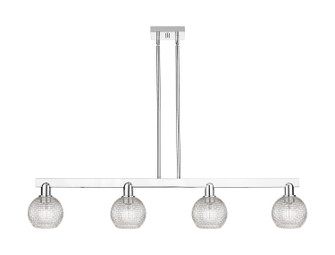 Arcadia Four Light Island Pendant in Polished Chrome (405|716-4I-PC-G122C-6CL)
