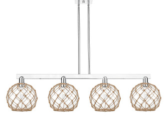 Arcadia Four Light Island Pendant in Polished Chrome (405|716-4I-PC-G122-10RB)