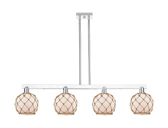 Arcadia Four Light Island Pendant in Polished Chrome (405|716-4I-PC-G121-8RB)