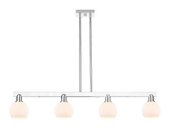 Arcadia Four Light Island Pendant in Polished Chrome (405|716-4I-PC-G121-6)