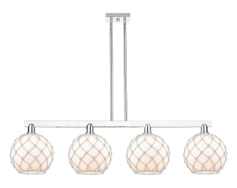 Arcadia Four Light Island Pendant in Polished Chrome (405|716-4I-PC-G121-10RW)