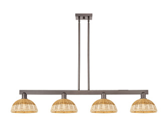 Arcadia Four Light Island Pendant in Oil Rubbed Bronze (405|716-4I-OB-NBD2-9-NAT)