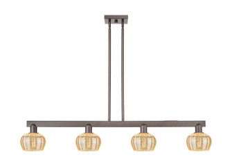 Arcadia Four Light Island Pendant in Oil Rubbed Bronze (405|716-4I-OB-G96)