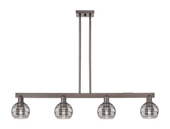 Arcadia Four Light Island Pendant in Oil Rubbed Bronze (405|716-4I-OB-G556-6SM)