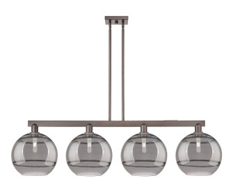 Arcadia Four Light Island Pendant in Oil Rubbed Bronze (405|716-4I-OB-G556-12SM)