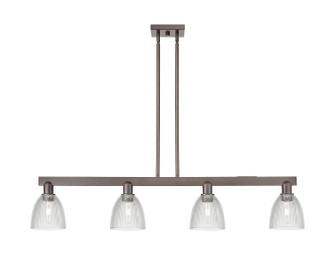 Arcadia Four Light Island Pendant in Oil Rubbed Bronze (405|716-4I-OB-G382)