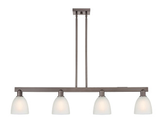 Arcadia Four Light Island Pendant in Oil Rubbed Bronze (405|716-4I-OB-G381)