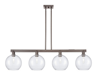 Arcadia Four Light Island Pendant in Oil Rubbed Bronze (405|716-4I-OB-G124-10)