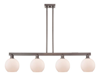 Arcadia Four Light Island Pendant in Oil Rubbed Bronze (405|716-4I-OB-G121-8)