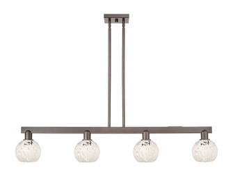 Arcadia Four Light Island Pendant in Oil Rubbed Bronze (405|716-4I-OB-G1216-6WM)