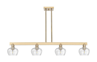 Arcadia Four Light Island Pendant in Champagne Bronze (405|716-4I-CB-G92)