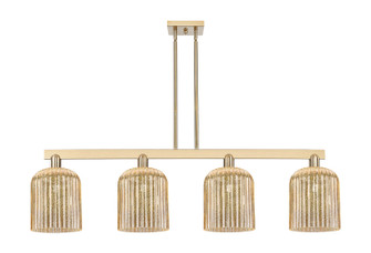 Arcadia Four Light Island Pendant in Champagne Bronze (405|716-4I-CB-G559-8ME)