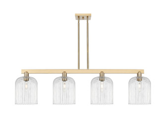 Arcadia Four Light Island Pendant in Champagne Bronze (405|716-4I-CB-G559-8CL)