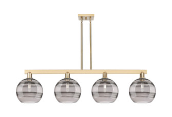 Arcadia Four Light Island Pendant in Champagne Bronze (405|716-4I-CB-G556-10SM)