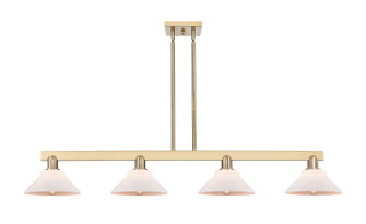 Arcadia Four Light Island Pendant in Champagne Bronze (405|716-4I-CB-G131)