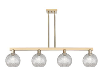 Arcadia Four Light Island Pendant in Champagne Bronze (405|716-4I-CB-G122C-8CL)