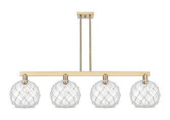 Arcadia Four Light Island Pendant in Champagne Bronze (405|716-4I-CB-G122-10RW)