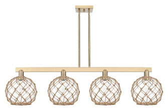 Arcadia Four Light Island Pendant in Champagne Bronze (405|716-4I-CB-G122-10RB)