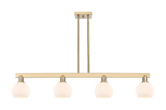 Arcadia Four Light Island Pendant in Champagne Bronze (405|716-4I-CB-G121-6)