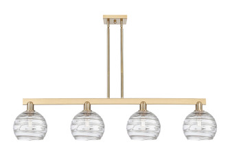 Arcadia Four Light Island Pendant in Champagne Bronze (405|716-4I-CB-G1213-8CL)