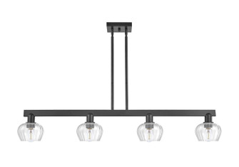 Arcadia Four Light Island Pendant in Matte Black (405|716-4I-BK-G92)