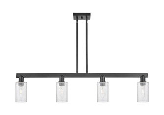 Arcadia Four Light Island Pendant in Matte Black (405|716-4I-BK-G804)