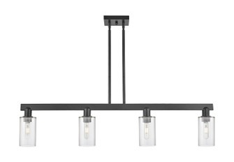 Arcadia Four Light Island Pendant in Matte Black (405|716-4I-BK-G802)