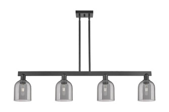 Arcadia Four Light Island Pendant in Matte Black (405|716-4I-BK-G558-6SM)
