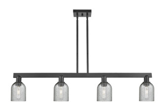 Arcadia Four Light Island Pendant in Matte Black (405|716-4I-BK-G257)