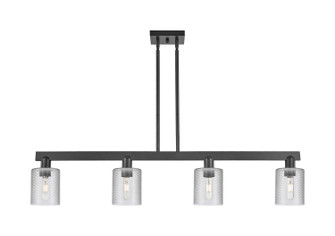 Arcadia Four Light Island Pendant in Matte Black (405|716-4I-BK-G112)