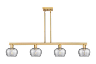 Arcadia Four Light Island Pendant in Brushed Brass (405|716-4I-BB-G93)