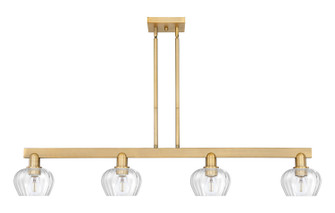 Arcadia Four Light Island Pendant in Brushed Brass (405|716-4I-BB-G92)