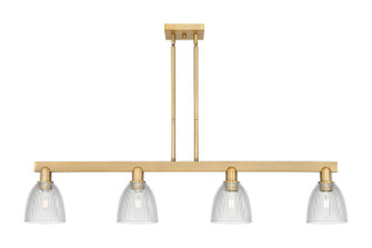 Arcadia Four Light Island Pendant in Brushed Brass (405|716-4I-BB-G382)