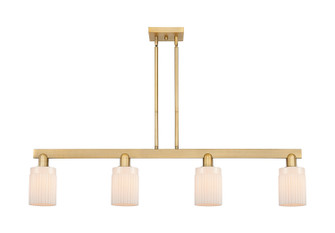 Arcadia Four Light Island Pendant in Brushed Brass (405|716-4I-BB-G341)
