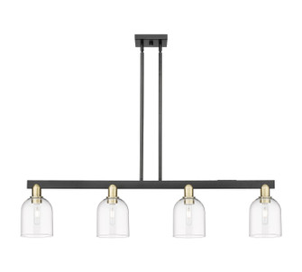 Arcadia Four Light Island Pendant in Black Antique Brass (405|716-4I-BAB-G558-6CL)