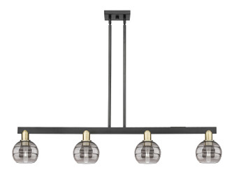 Arcadia Four Light Island Pendant in Black Antique Brass (405|716-4I-BAB-G556-6SM)