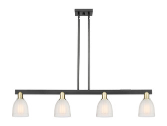 Arcadia Four Light Island Pendant in Black Antique Brass (405|716-4I-BAB-G441)