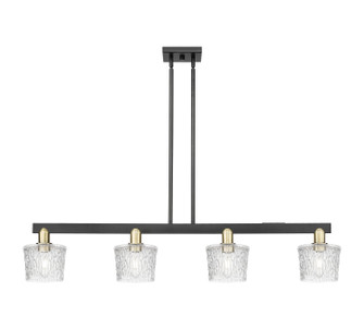 Arcadia Four Light Island Pendant in Black Antique Brass (405|716-4I-BAB-G402)