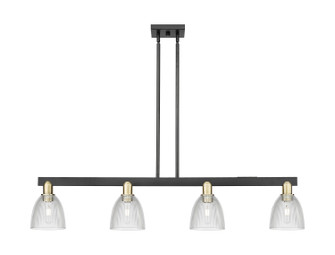 Arcadia Four Light Island Pendant in Black Antique Brass (405|716-4I-BAB-G382)