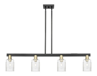 Arcadia Four Light Island Pendant in Black Antique Brass (405|716-4I-BAB-G342)