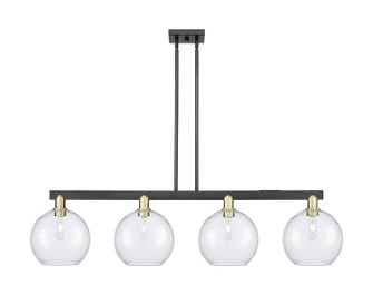 Arcadia Four Light Island Pendant in Black Antique Brass (405|716-4I-BAB-G124-10)