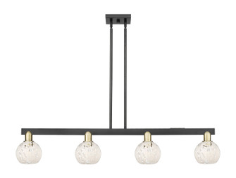 Arcadia Four Light Island Pendant in Black Antique Brass (405|716-4I-BAB-G1216-6WM)