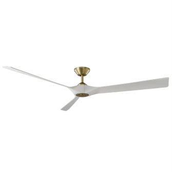 Torque 70''Ceiling Fan in Soft Brass/Matte White (441|FR-W2204-70-SB/MW)