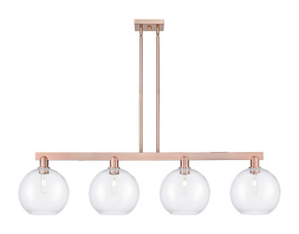 Arcadia Four Light Island Pendant in Antique Copper (405|716-4I-AC-G122-10)